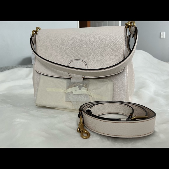 Coach May Shoulder Bag In Chalk Colour - Picture 15 of 16